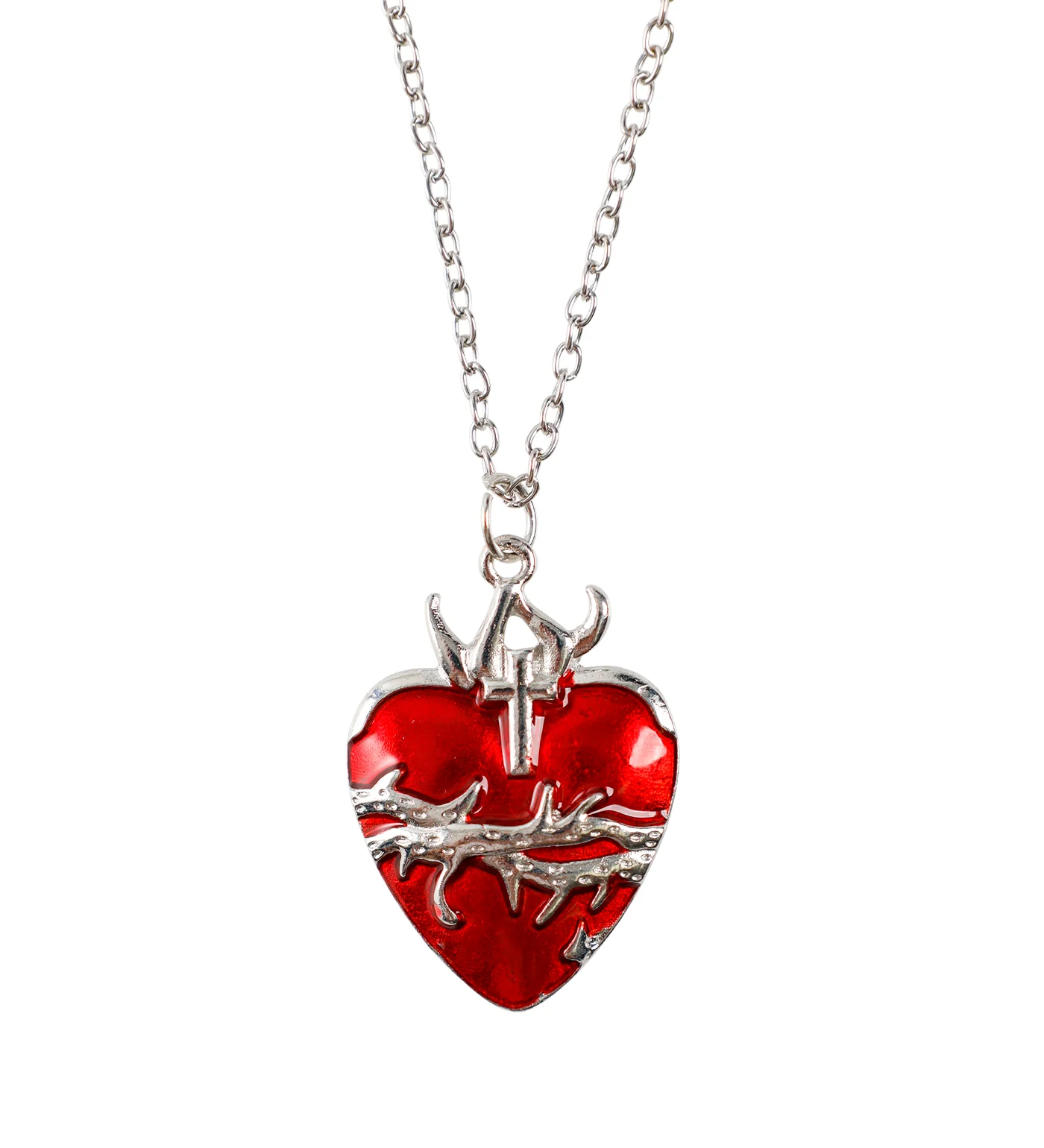 Barbed Wire Heart, Red/Silver(2E)