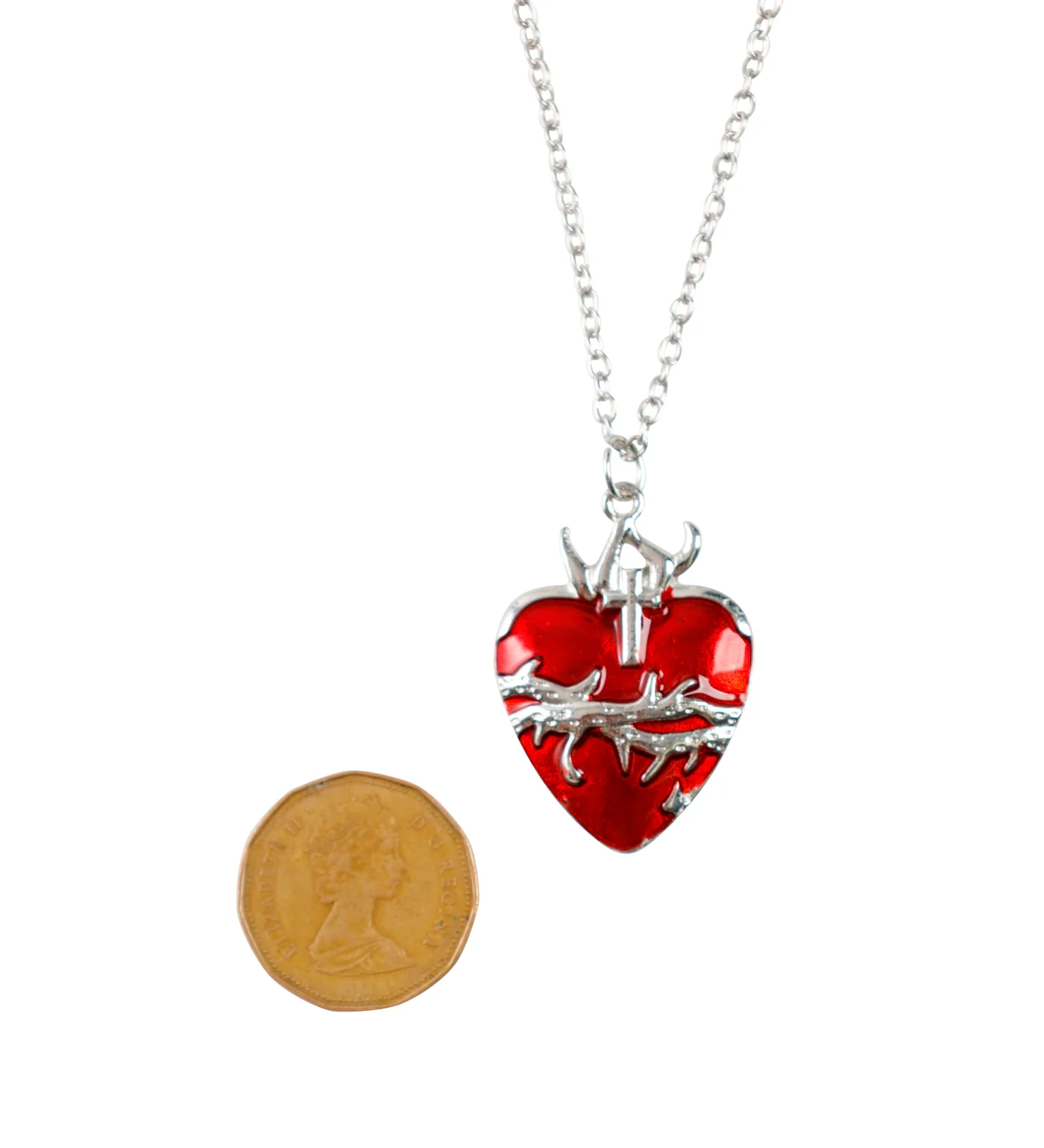 Barbed Wire Heart, Red/Silver(2E) - Image 2