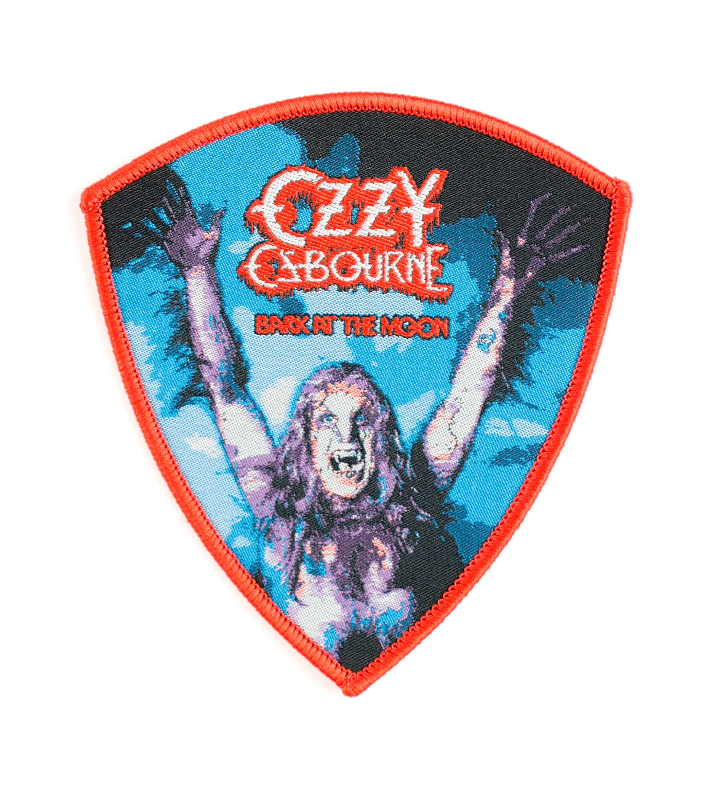 Bark At The Moon Shield, Red Border
