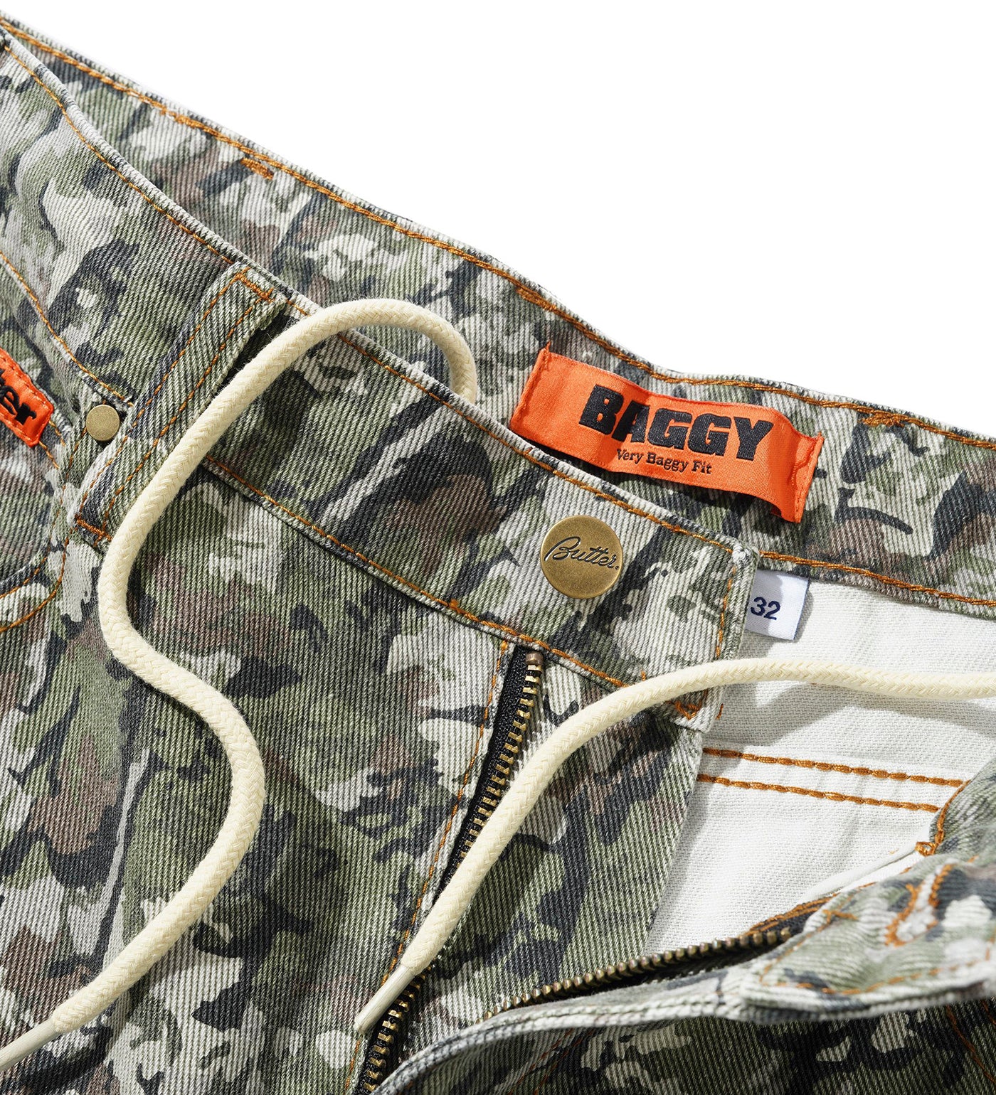 Bark Camo Denim - BAGGY, Army - Image 3