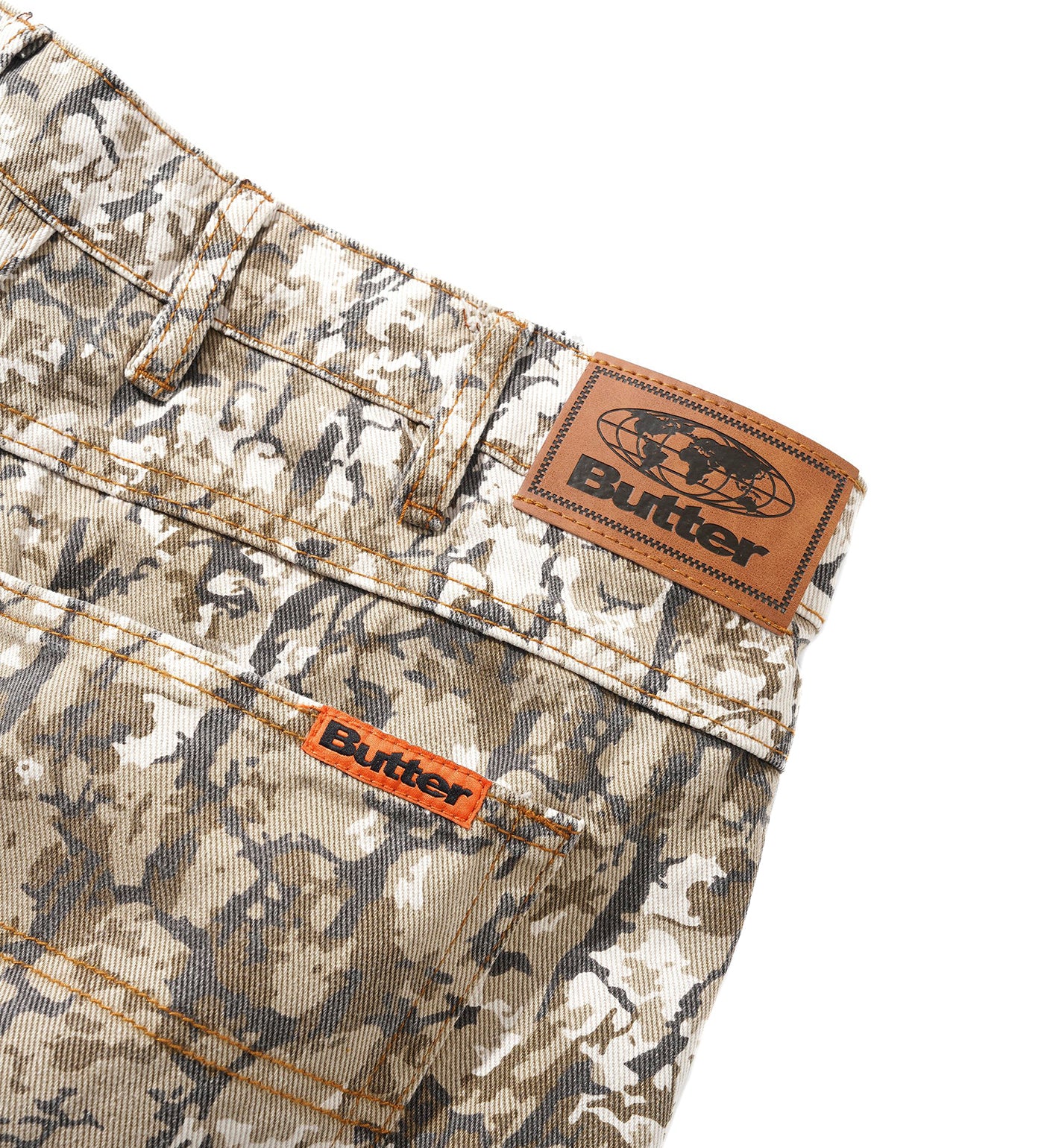 Bark Camo Denim - BAGGY, Tan - Image 4