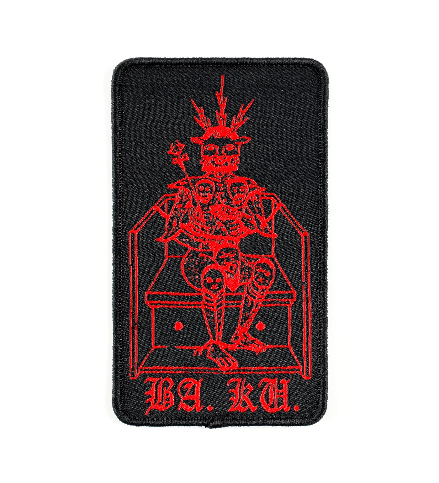 Barrier Kult BA. KU. Blood Throne Woven, Black/Red