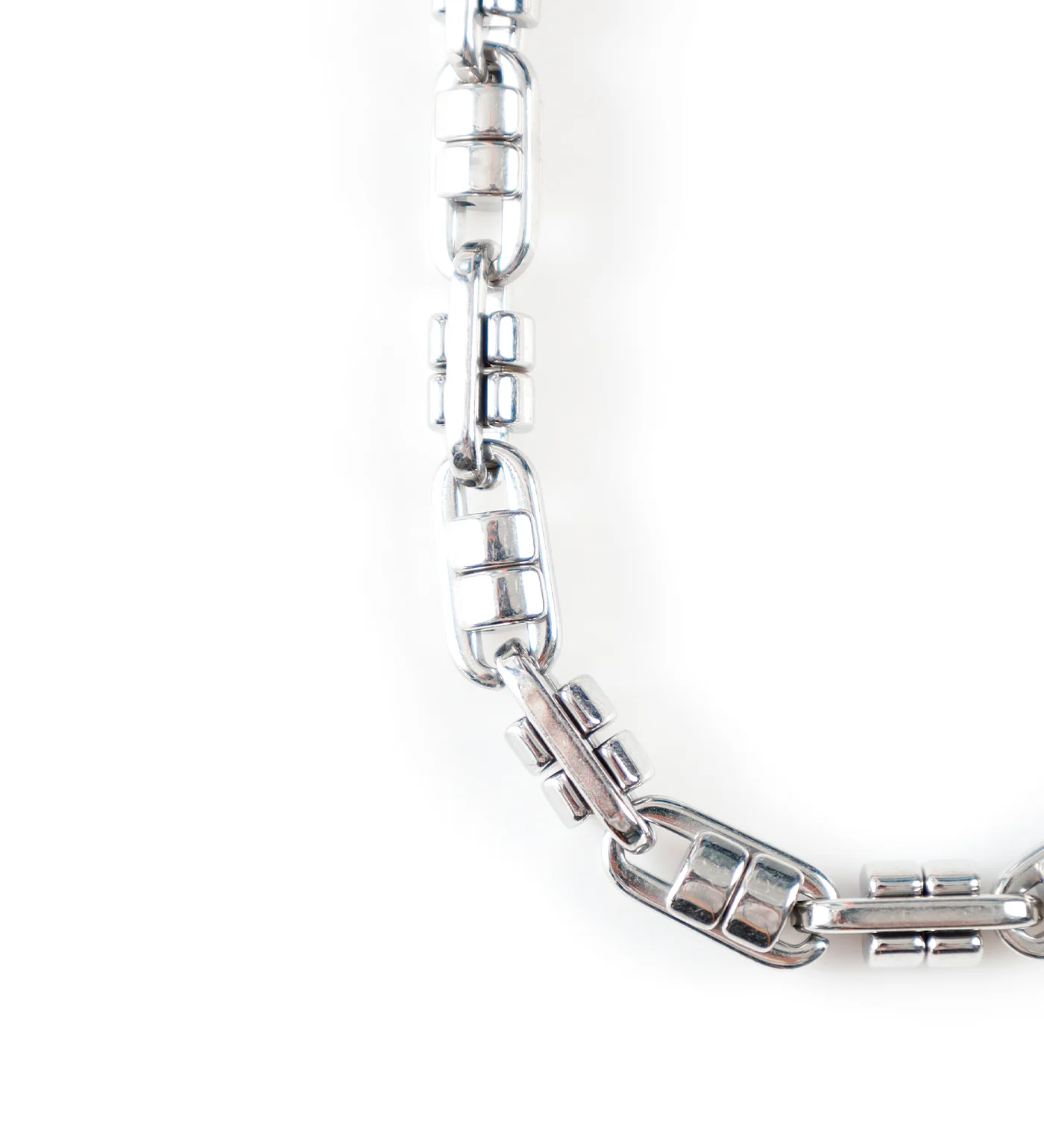 Beaded Link Stainless, Silver (2D) - Image 2