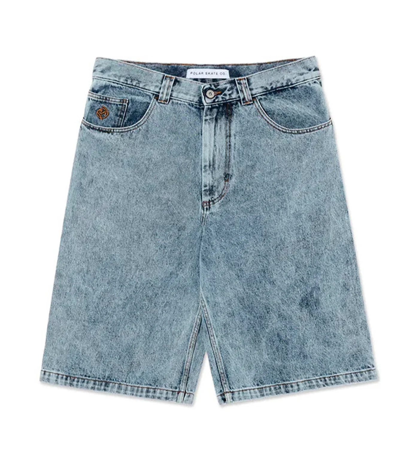 Big Boy Short, Heavy Washed Blue
