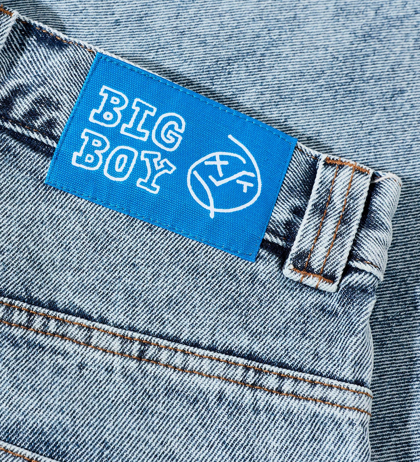 Big Boy Short, Heavy Washed Blue - Image 3