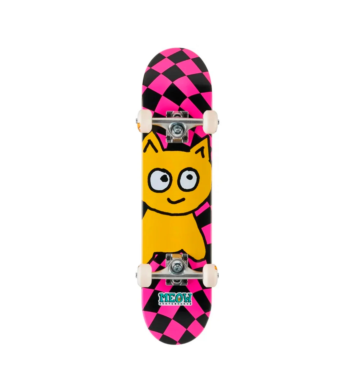 Big Cat Checker Twist Soft Top, Pink