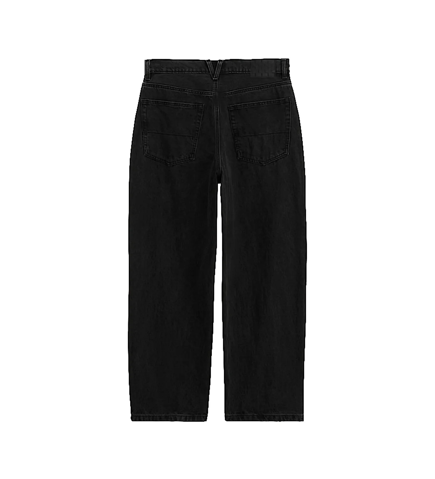 Big Kids Check-5 Loose Denim, Black - Image 2
