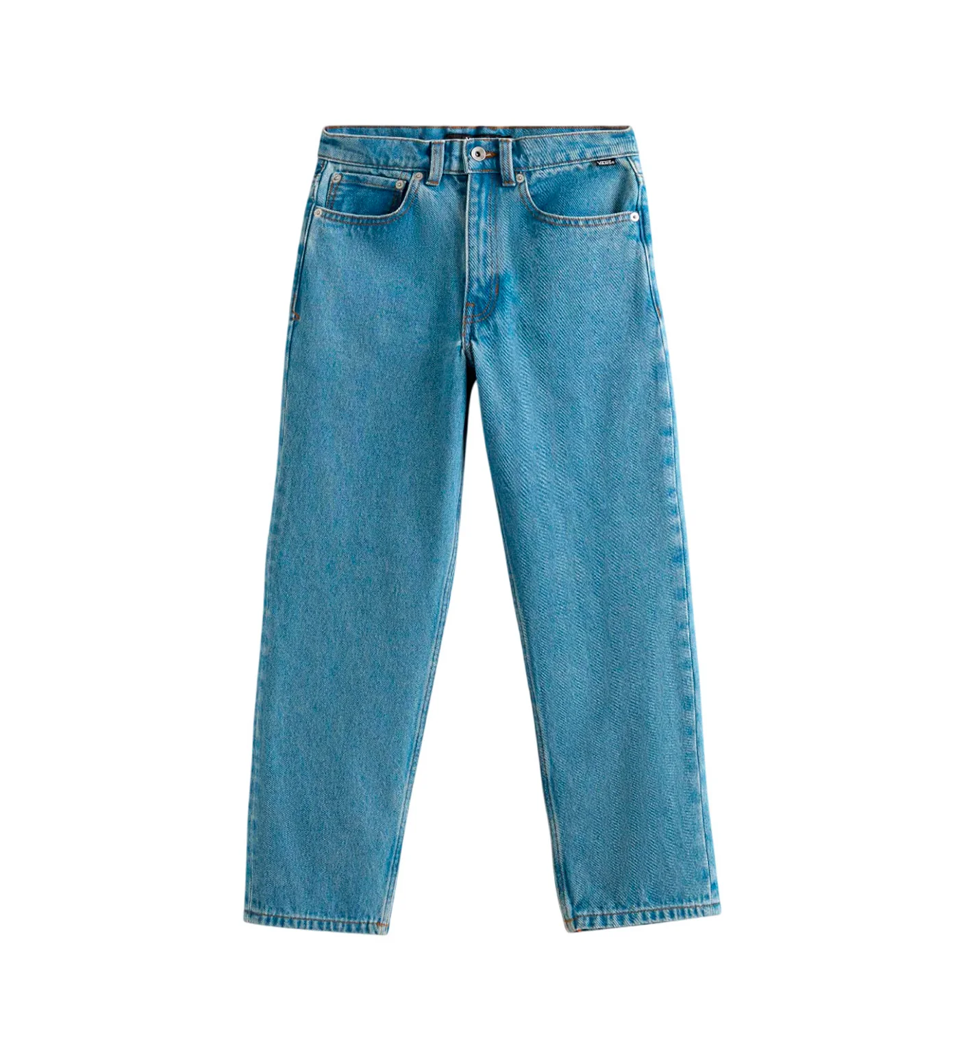 Big Kids Check-5 Loose Denim, Stonewash/Blue