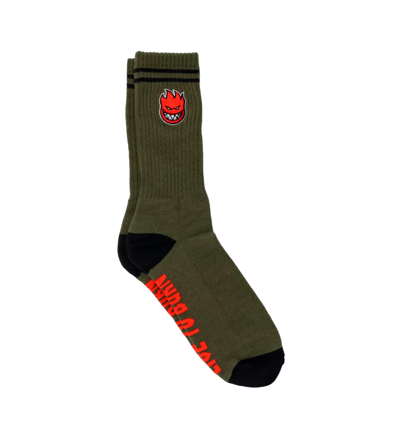 Bighead Fill Embroidered, Olive/Black/Red