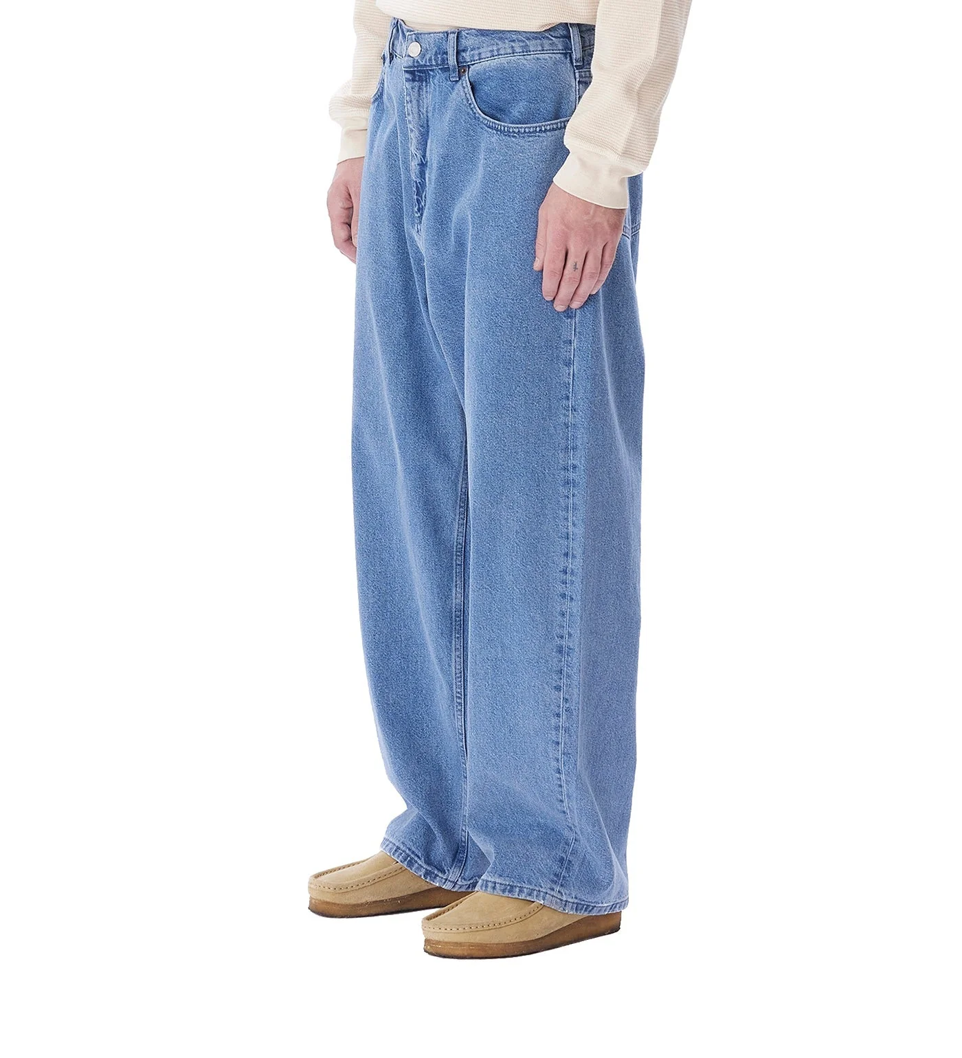 Bigwig Baggy Denim, Light Indigo - Image 4