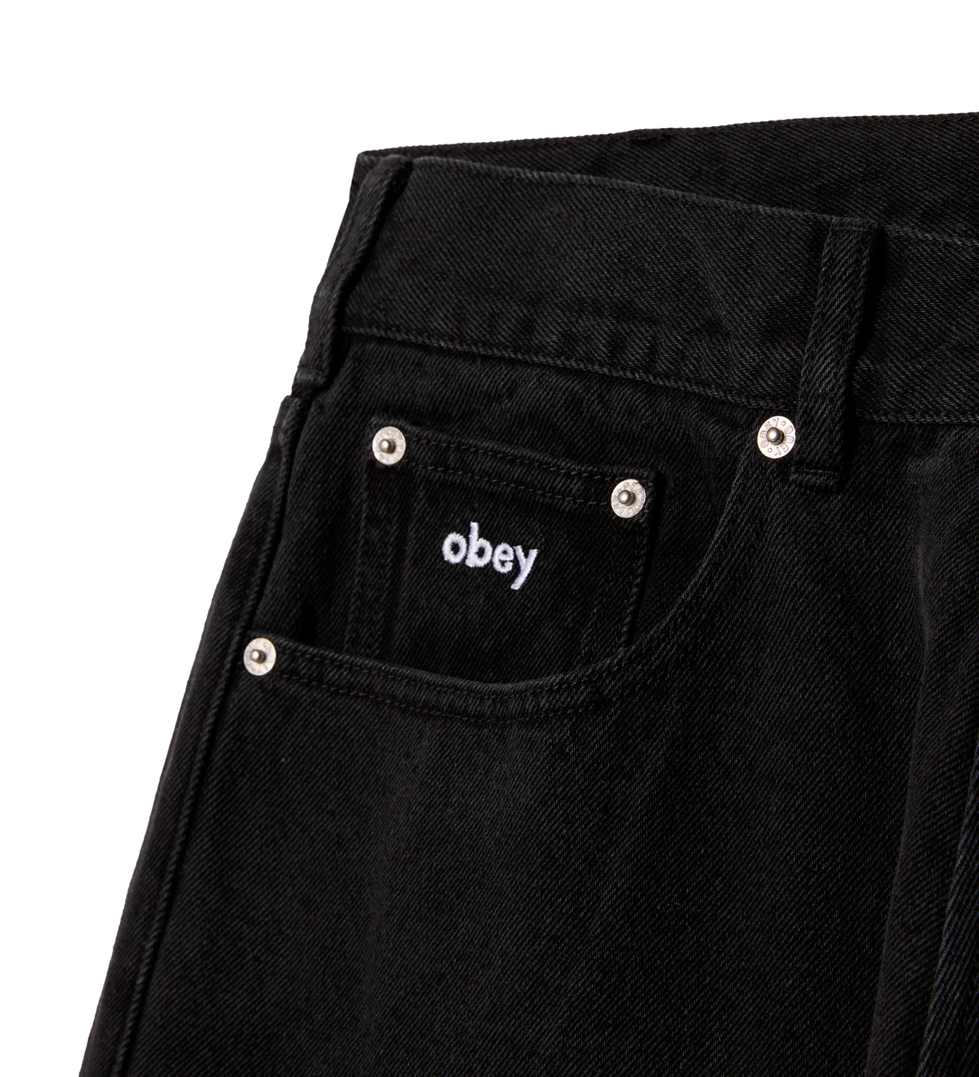 Bigwig Baggy Denim, Washed Black - Image 4