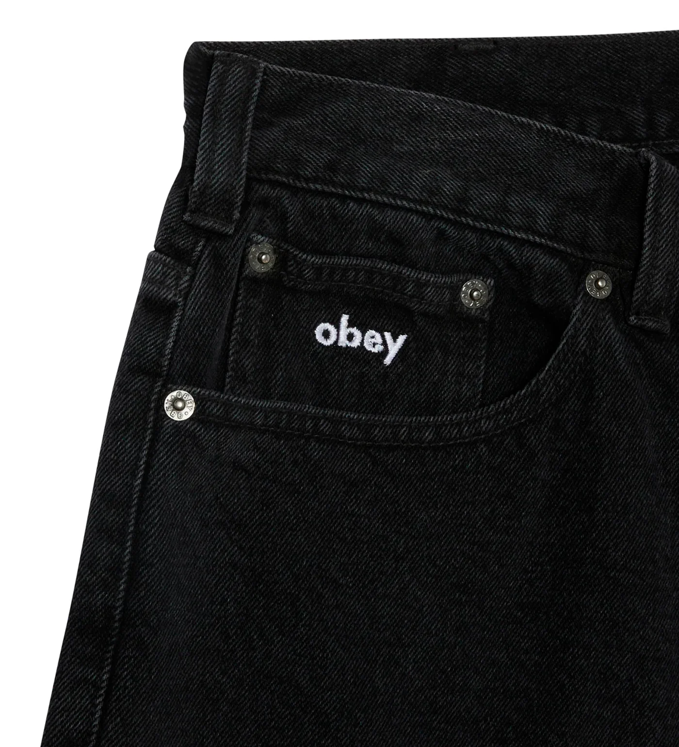 Bigwig Baggy Denim, Washed Black - Image 3