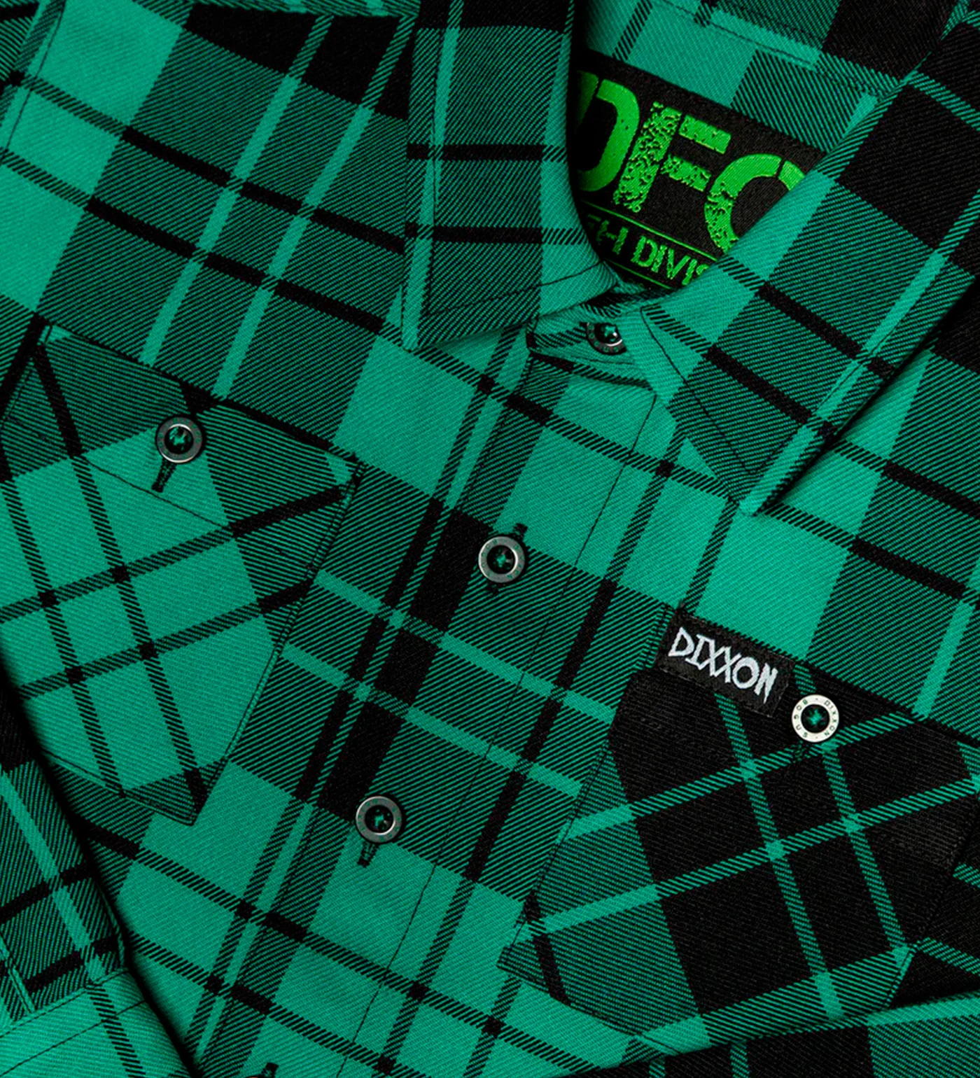 Bill And Ted Bogus Flannel, Green/Black - Image 2