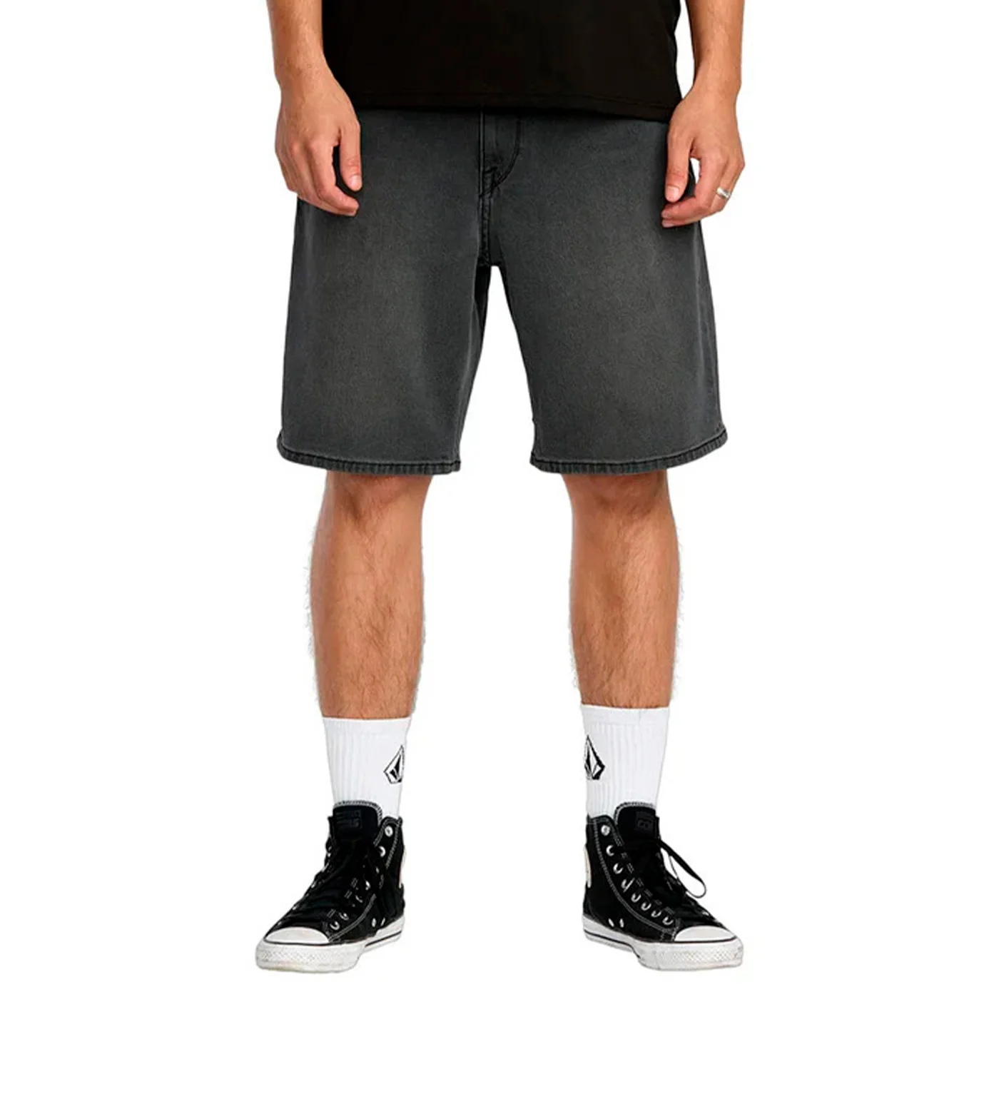 Chillow Denim Short 24'', Black Grey(BKG) - Image 3