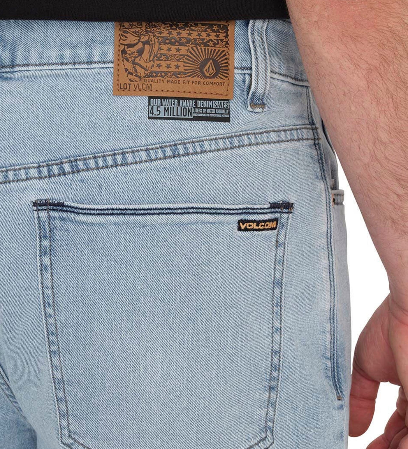 Billow Denim Short, Desert Dirt Indigo - Image 3