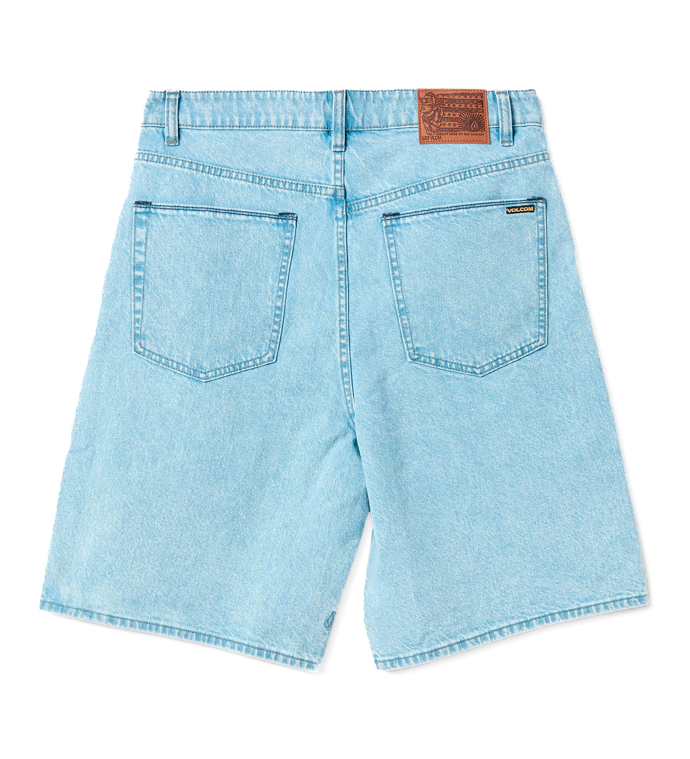 Billow Denim Short, Pale Aqua(PL8) - Image 2