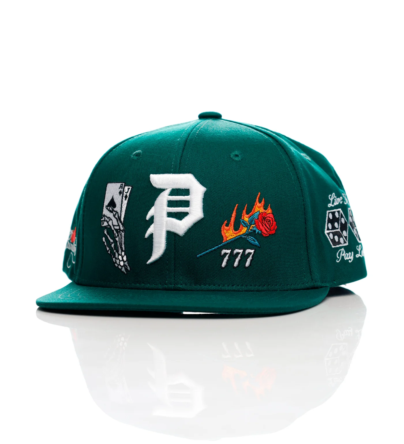 Blackjack Snapback, Forest Green