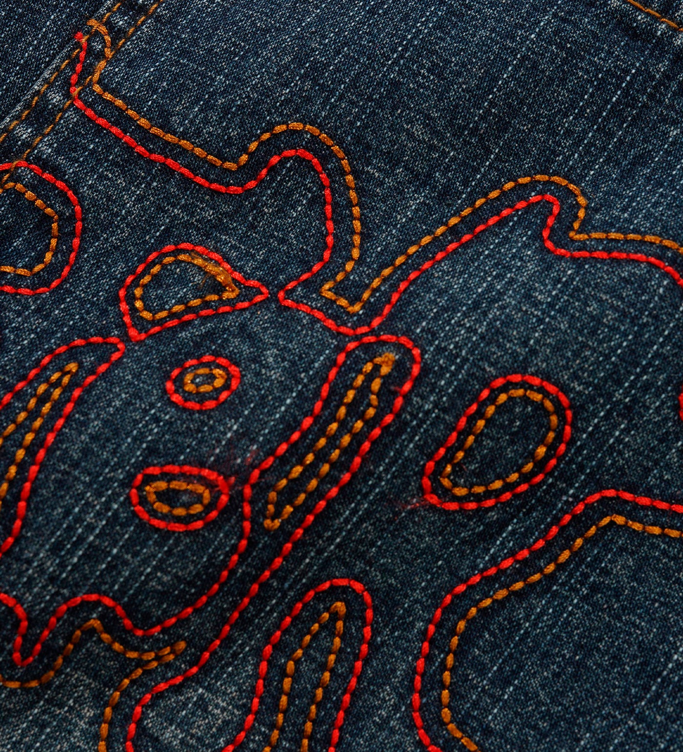 Blotch Denim, Streaky Navy - Image 3