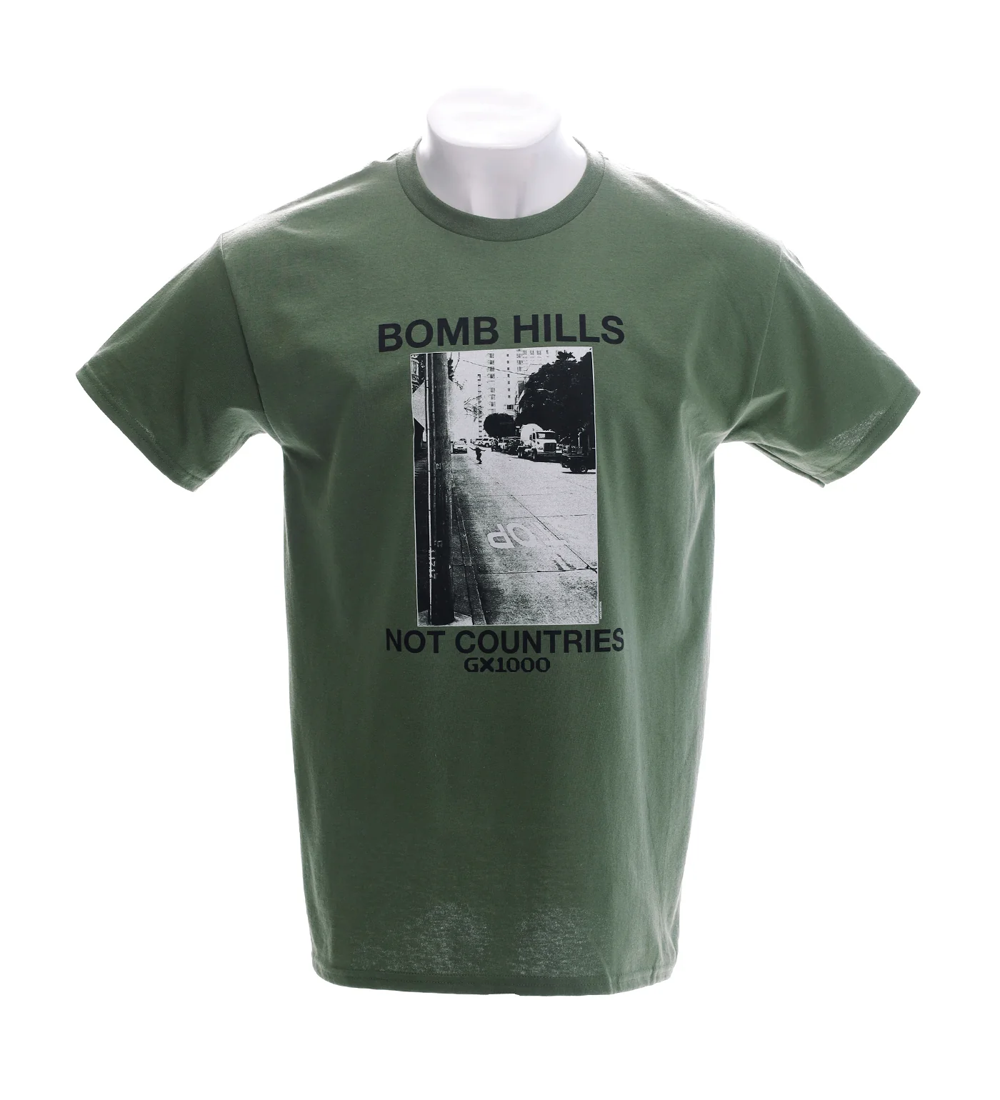 Bomb Hills Not Countries, Military Green