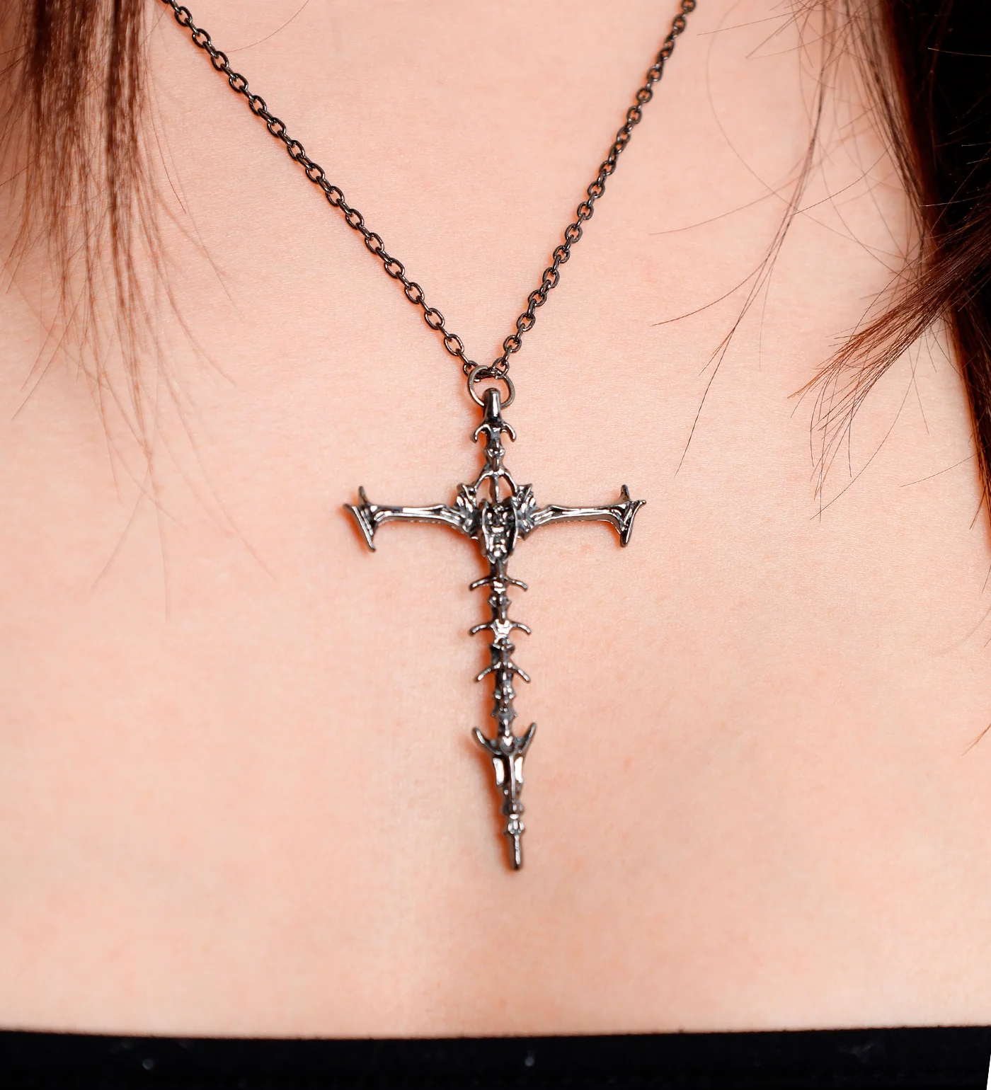 Bones Cross, Black Metal (2A) - Image 5
