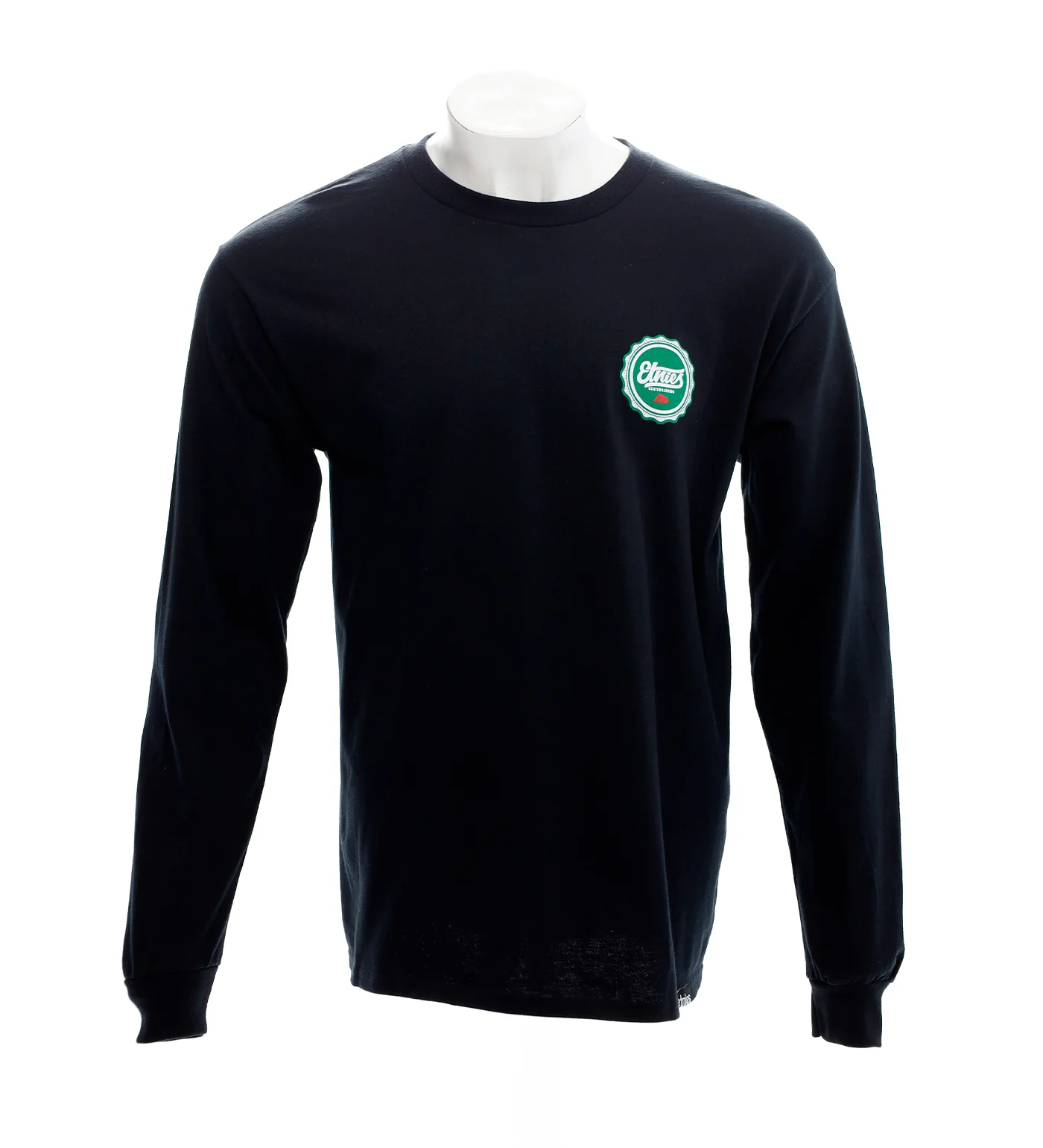 Bottle Cap L/S, Black
