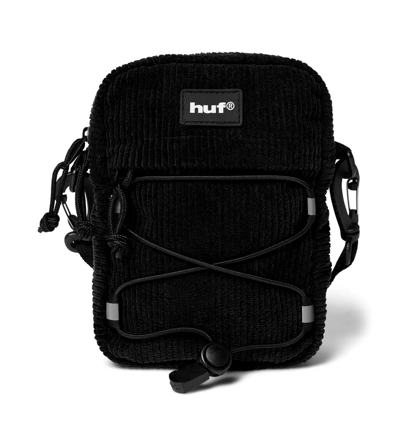 Bowery Corduroy Side Bag, Black