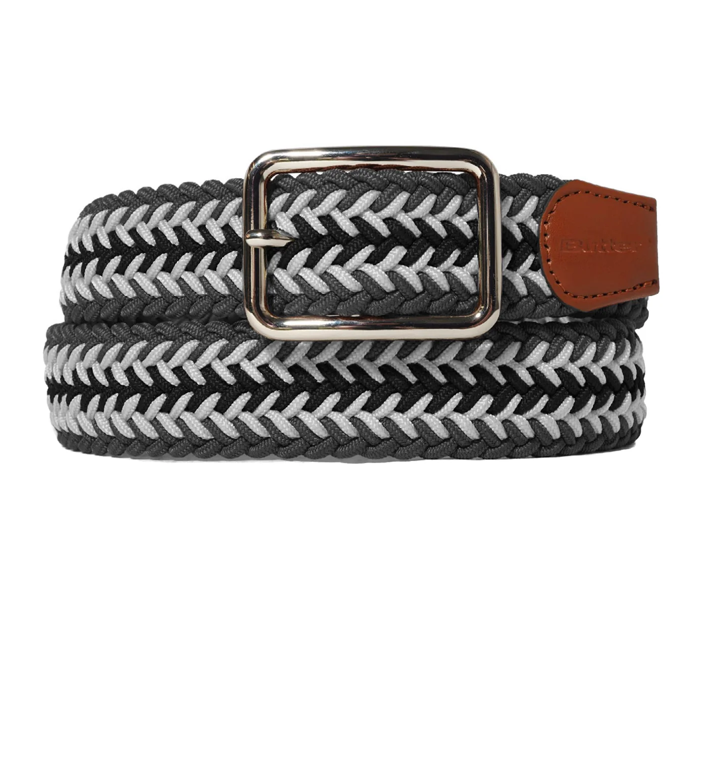 Braided Belt, Charcoal