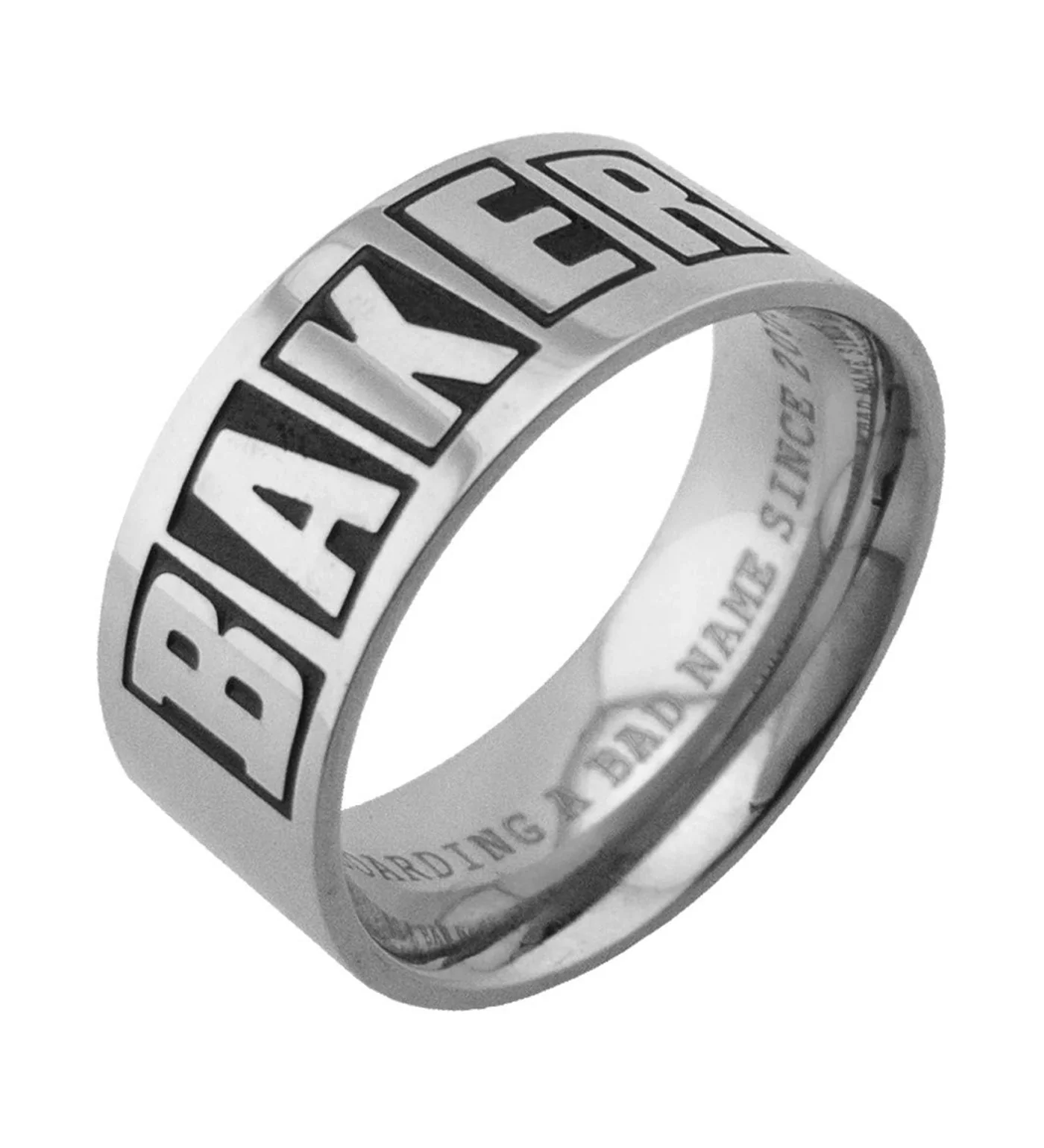 Brand Logo, Silver/Black