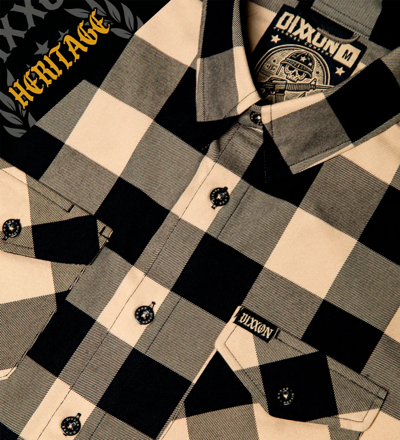 Bravo Heritage Flannel, Brown/Black - Image 2