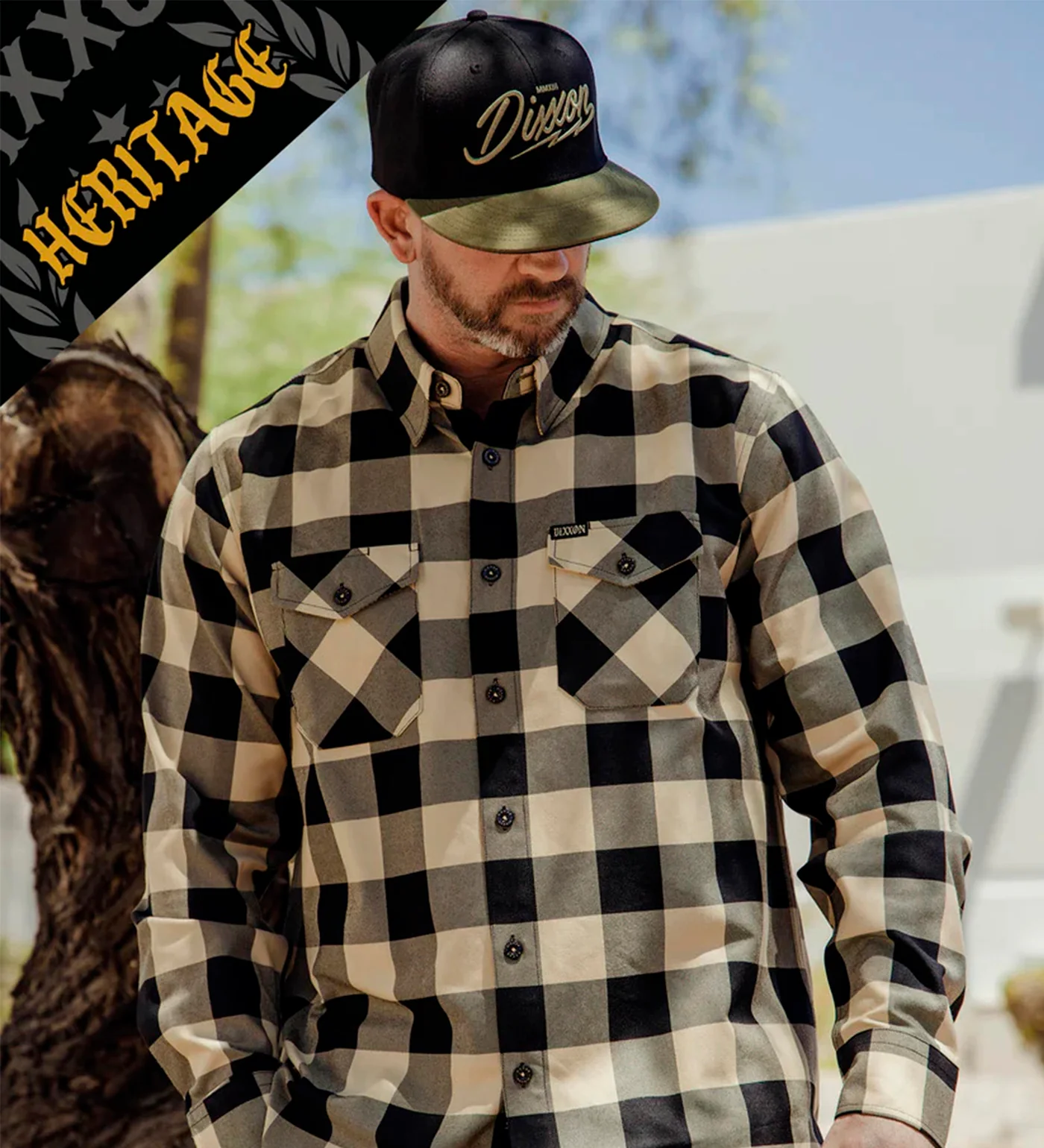 Bravo Heritage Flannel, Brown/Black - Image 4
