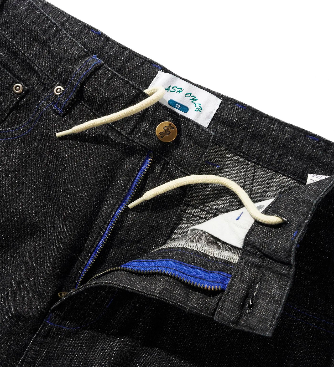 Break Denim,  Streaky Black - Image 3