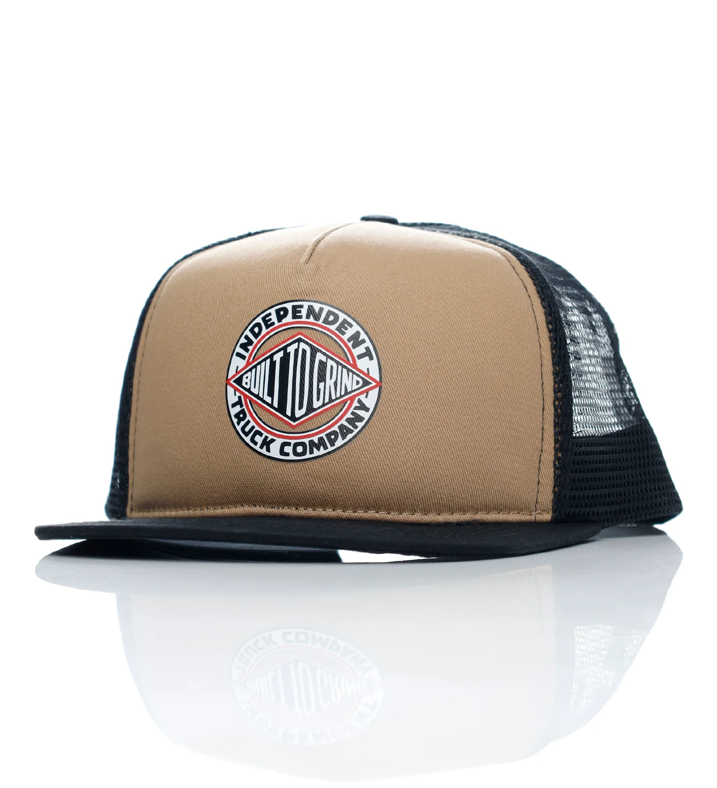 BTG Summit Printed Trucker, Saddle/Black