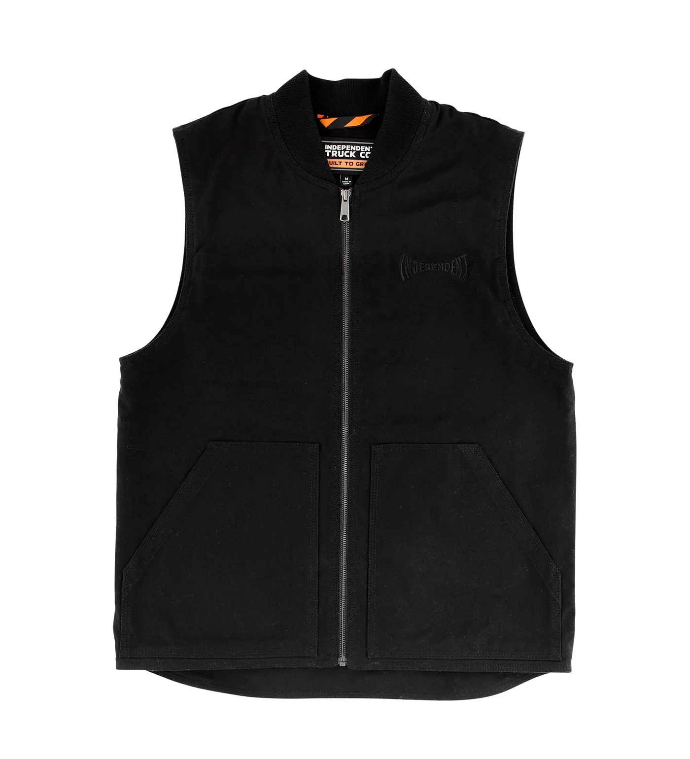 Built To Grind Work Vest Canvas, Black