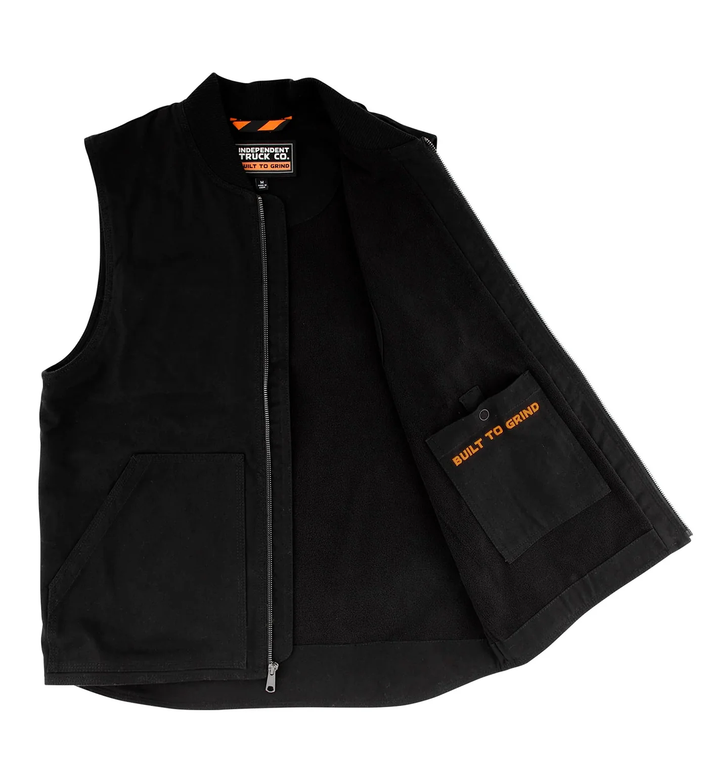 Built To Grind Work Vest Canvas, Black - Image 3