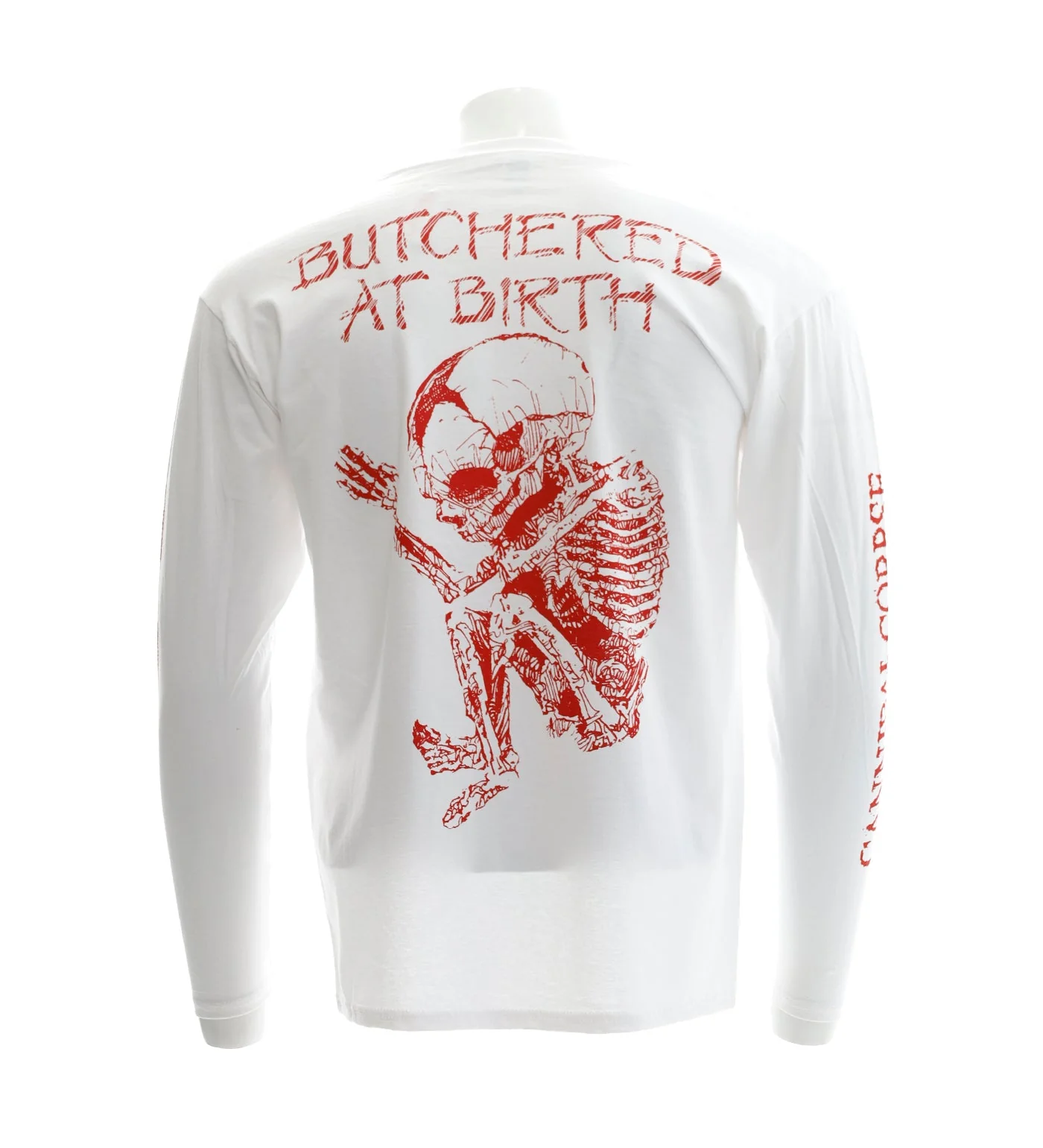 Butchered at Birth L/S, White - Image 2