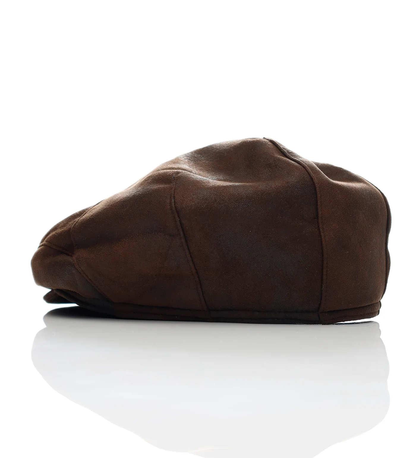 Cabbie Cap snap, Dark Brown - Image 2