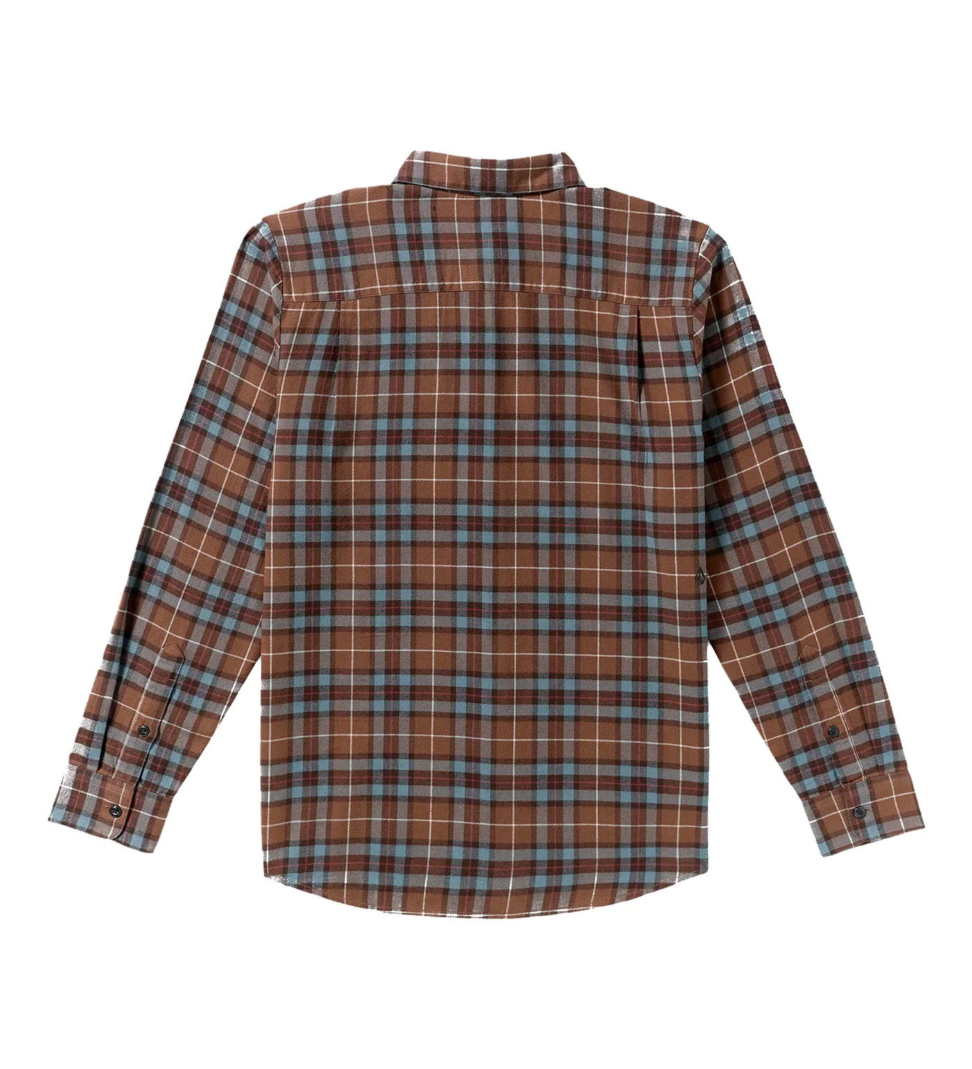 Caden Plaid L/S, Brownstone - Image 2