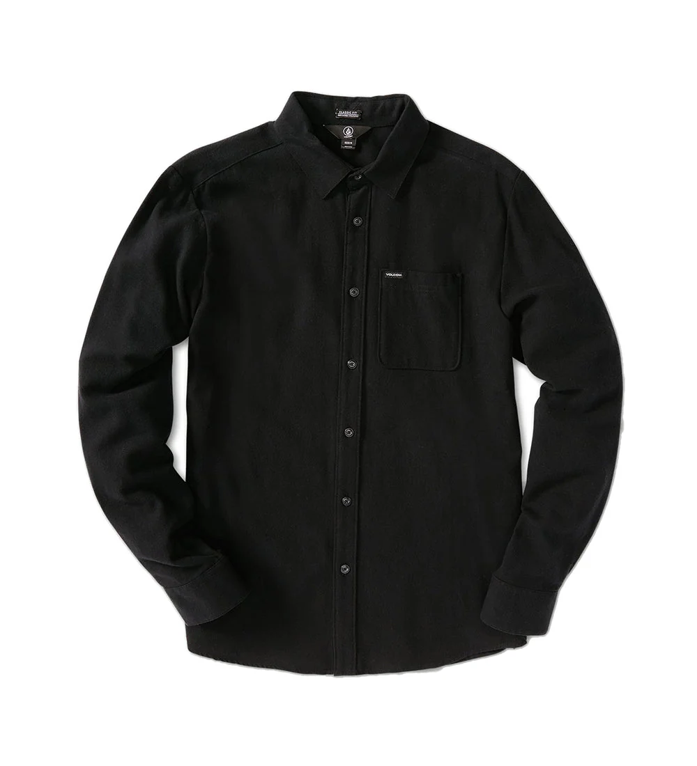 Caden Solid L/S, Black