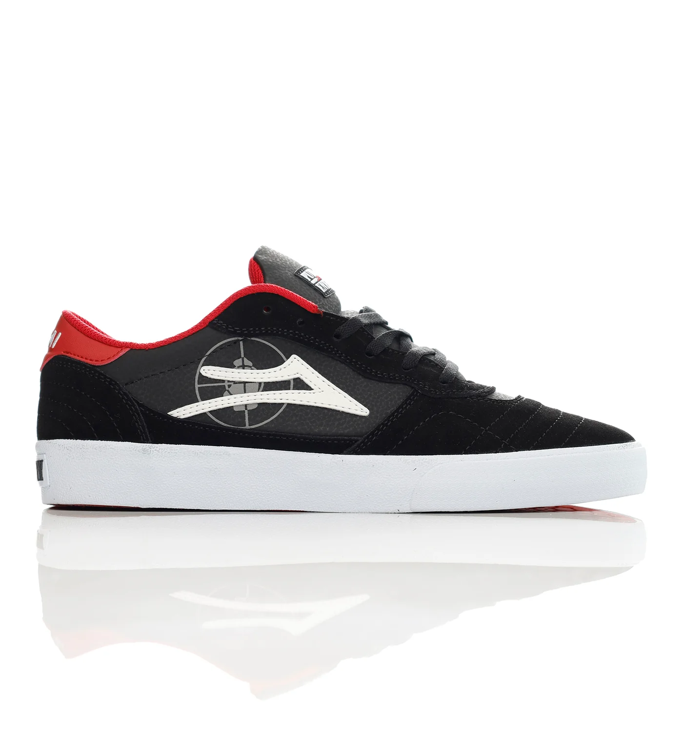 Cambridge - Public Enemy, Black/Red Suede