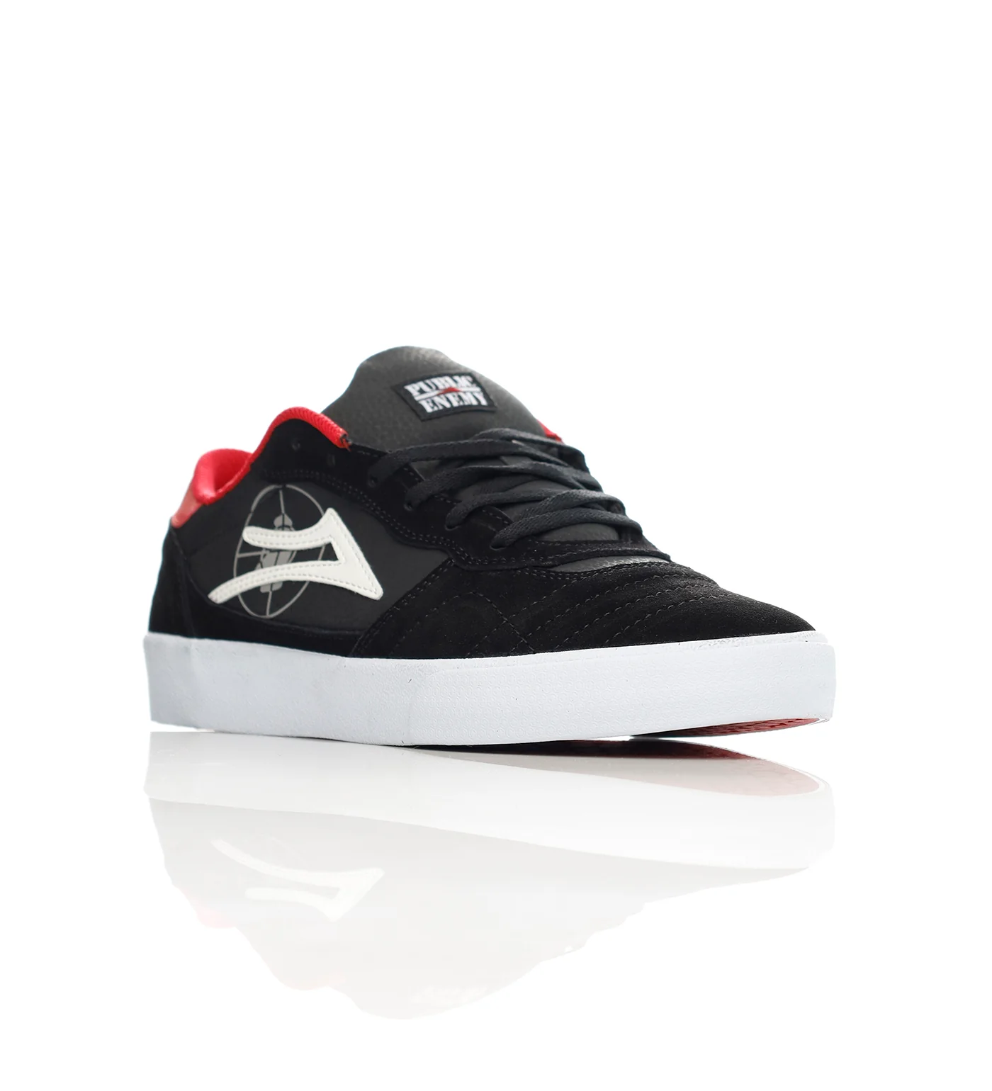 Cambridge - Public Enemy, Black/Red Suede - Image 2