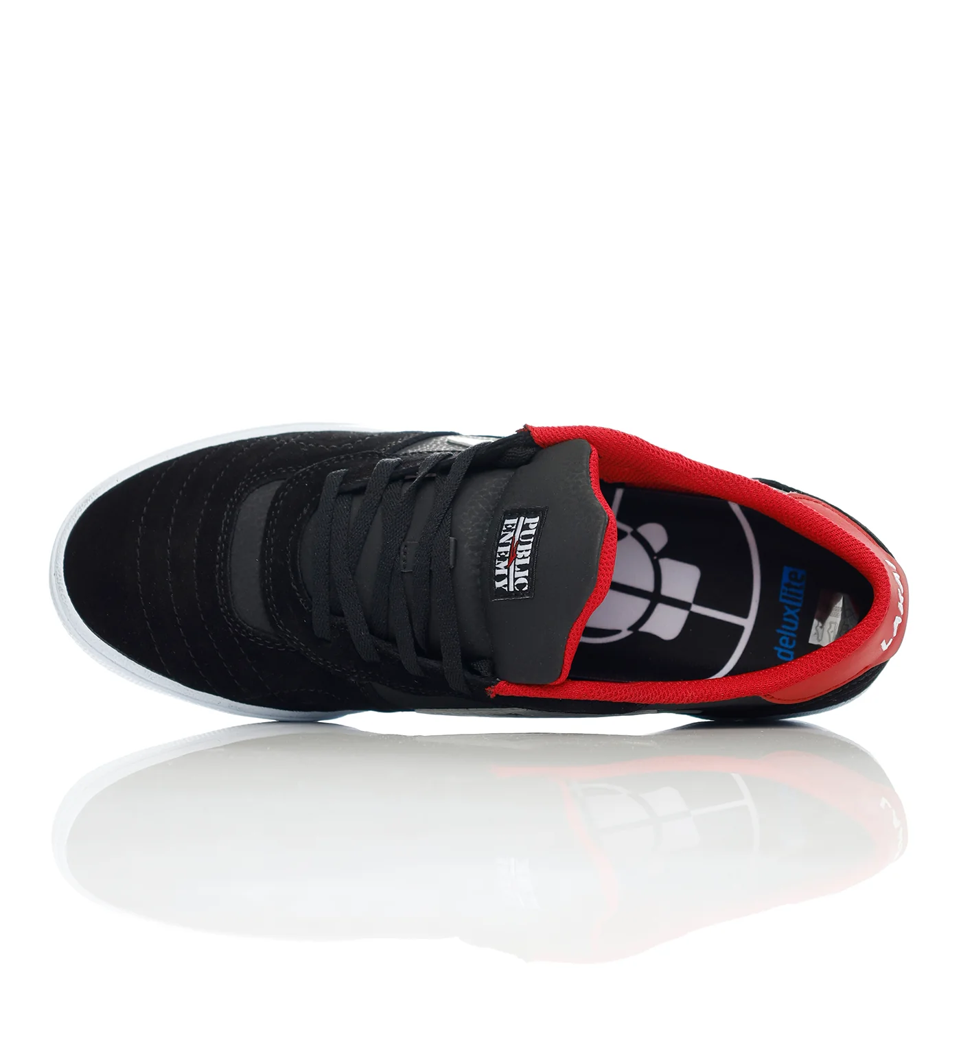Cambridge - Public Enemy, Black/Red Suede - Image 4