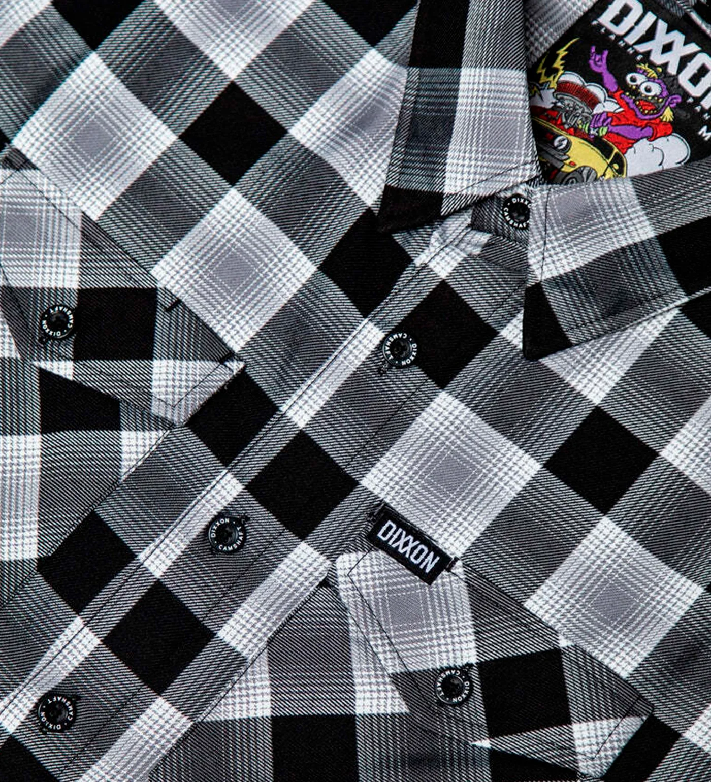Camshaft Flannel, Grey/Black/White - Image 2