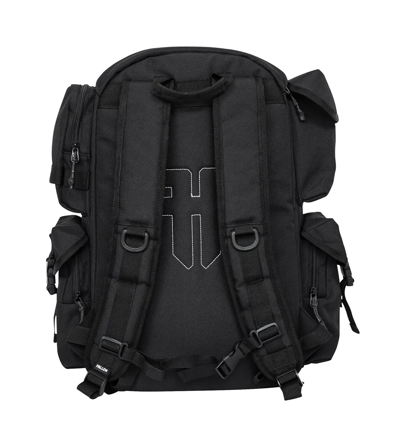 Cargo Backpack, Black/White - Image 2
