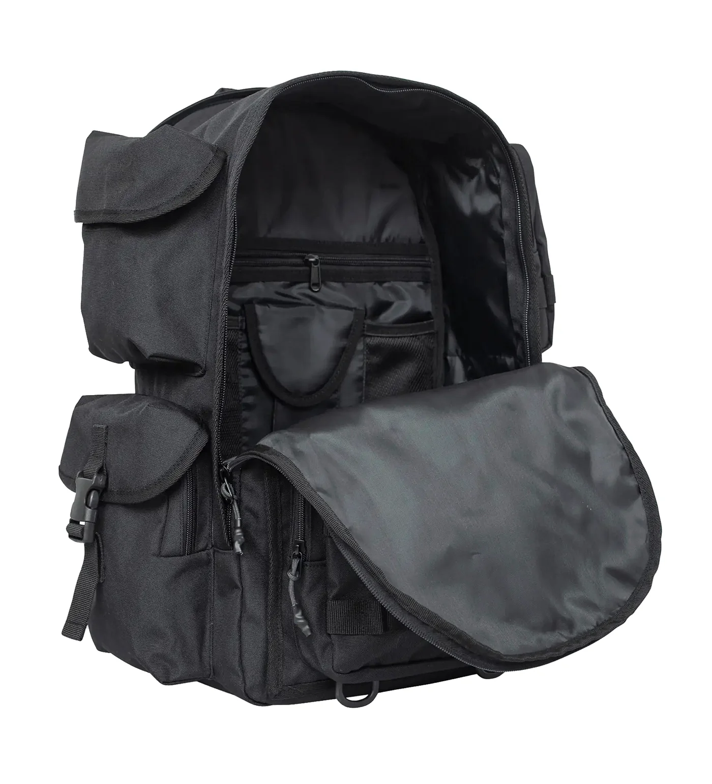 Cargo Backpack, Black/White - Image 5