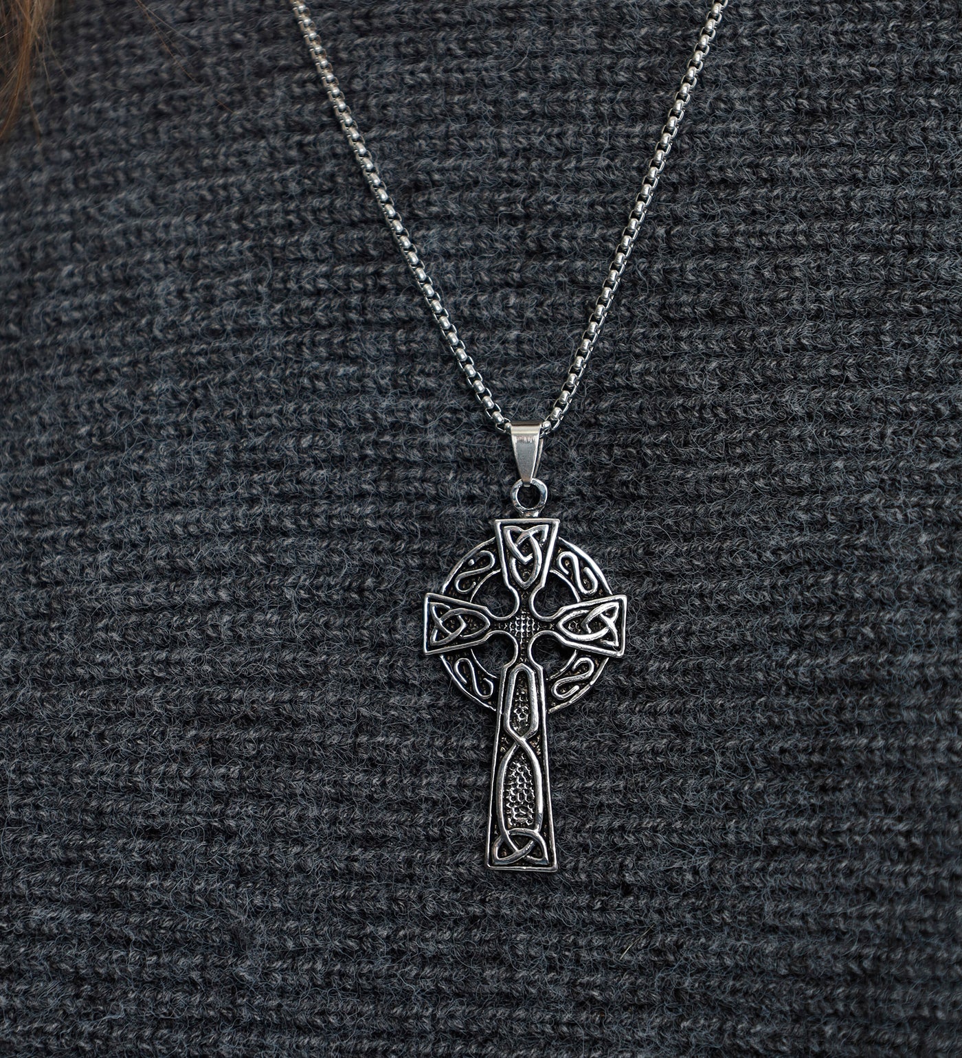 Celtic Cross, Silver (2A) - Image 5