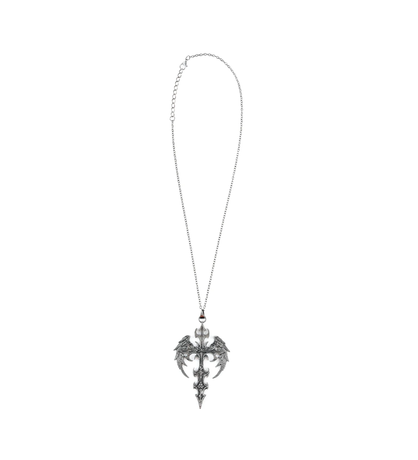 Chain Wings Cross, Black Metal (2A) - Image 3