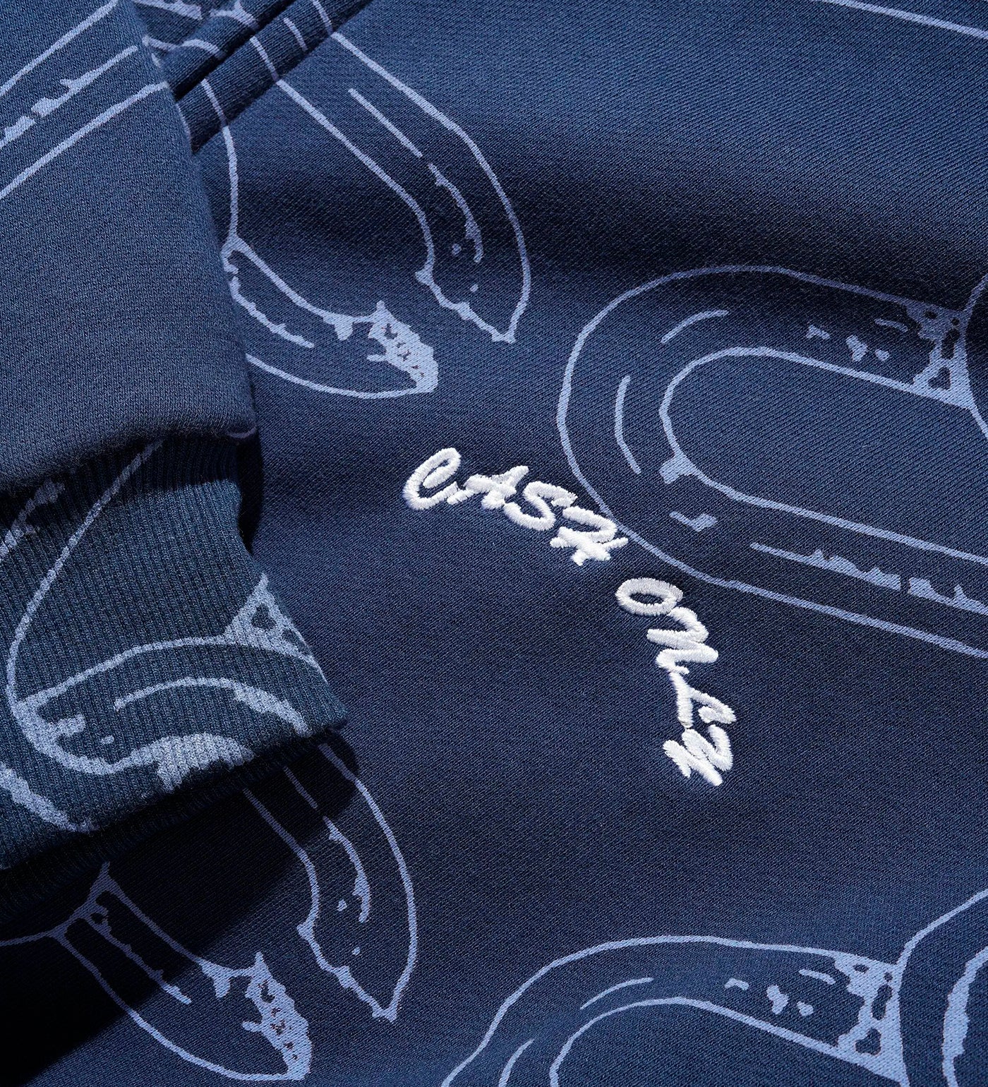 Chain Zip-Thru, Navy - Image 2