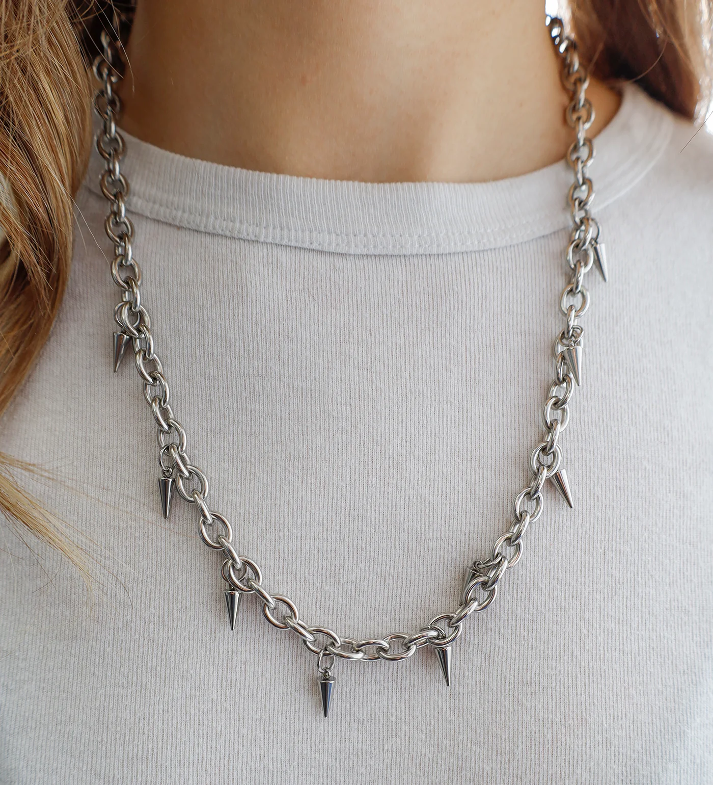 Chains W/ Spikes, Silver(2E) - Image 3