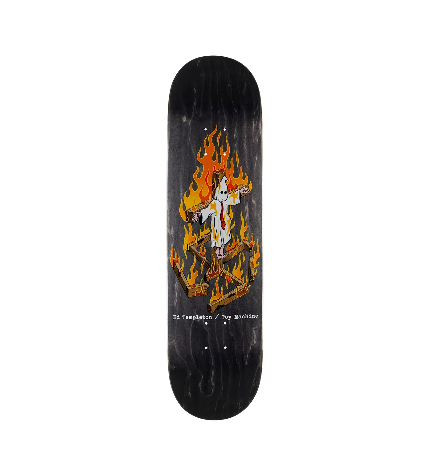 Charred Cross - Ed Templeton, Black Woodstain
