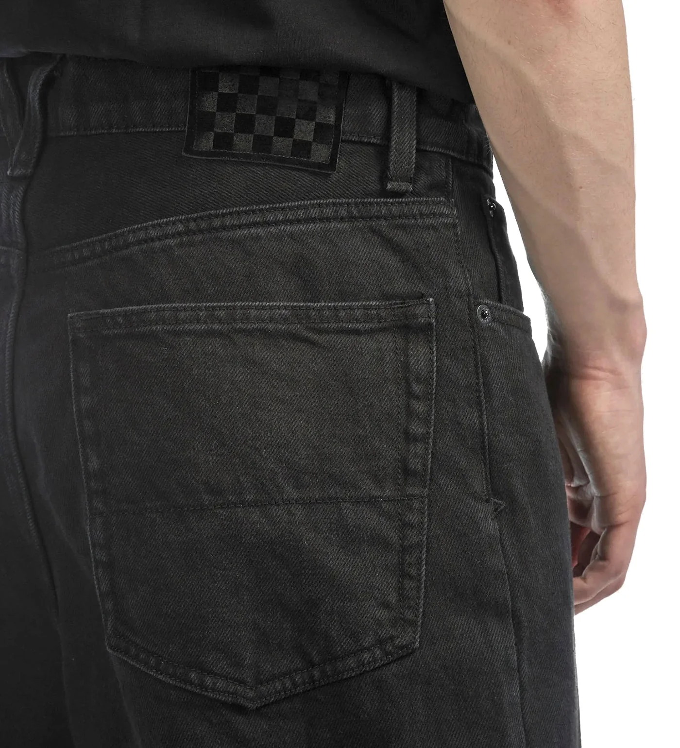 Check-5 Baggy Jeans, Black - Image 2
